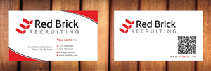 Business Card Design by Sbss for Footprints Recruiting, inc. | Design: #1214272