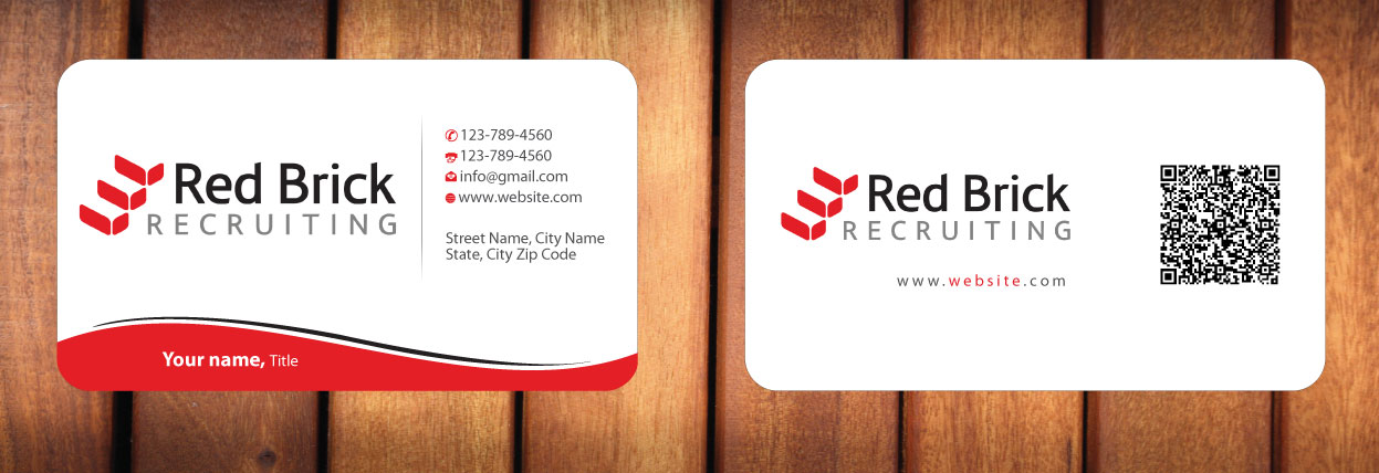 Business Card Design by Sbss for Footprints Recruiting, inc. | Design #1214278