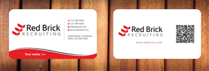 Business Card Design by Sbss for Footprints Recruiting, inc. | Design: #1214278