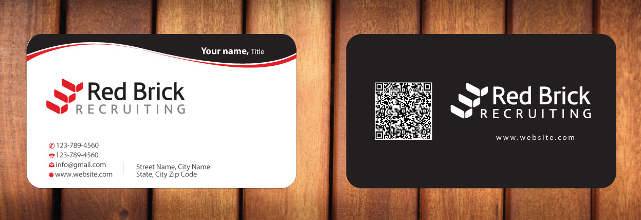 Business Card Design by Sbss for Footprints Recruiting, inc. | Design #1214281