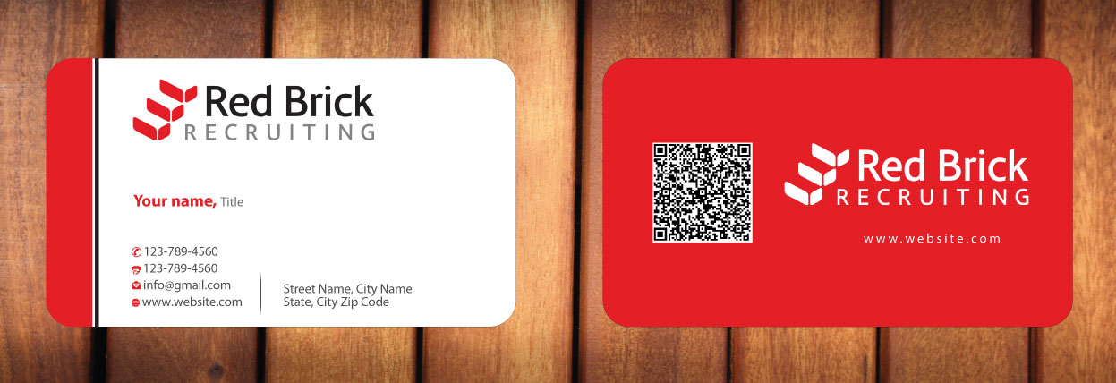 Business Card Design by Sbss for Footprints Recruiting, inc. | Design #1214282