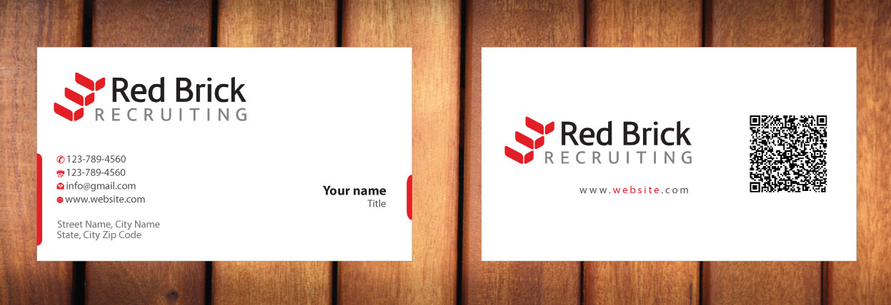 Business Card Design by Sbss for Footprints Recruiting, inc. | Design #1214283