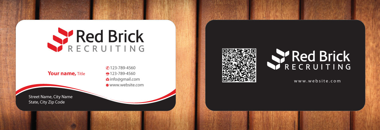 Business Card Design by Sbss for Footprints Recruiting, inc. | Design #1214284