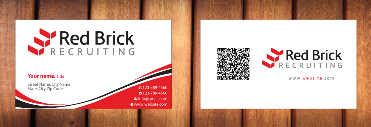 Business Card Design by Sbss for Footprints Recruiting, inc. | Design #1214288