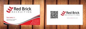Business Card Design by Sbss for Footprints Recruiting, inc. | Design: #1214288
