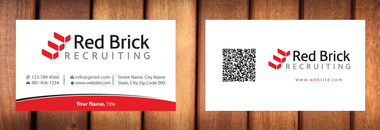 Business Card Design by Sbss for Footprints Recruiting, inc. | Design #1214289