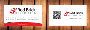 Business Card Design by Sbss for Footprints Recruiting, inc. | Design: #1214289