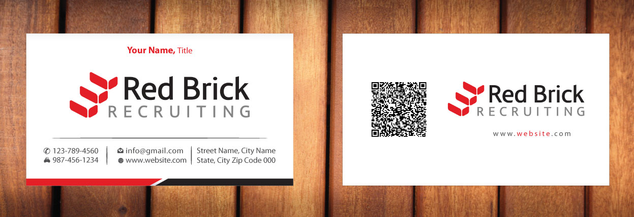 Business Card Design by Sbss for Footprints Recruiting, inc. | Design #1214290