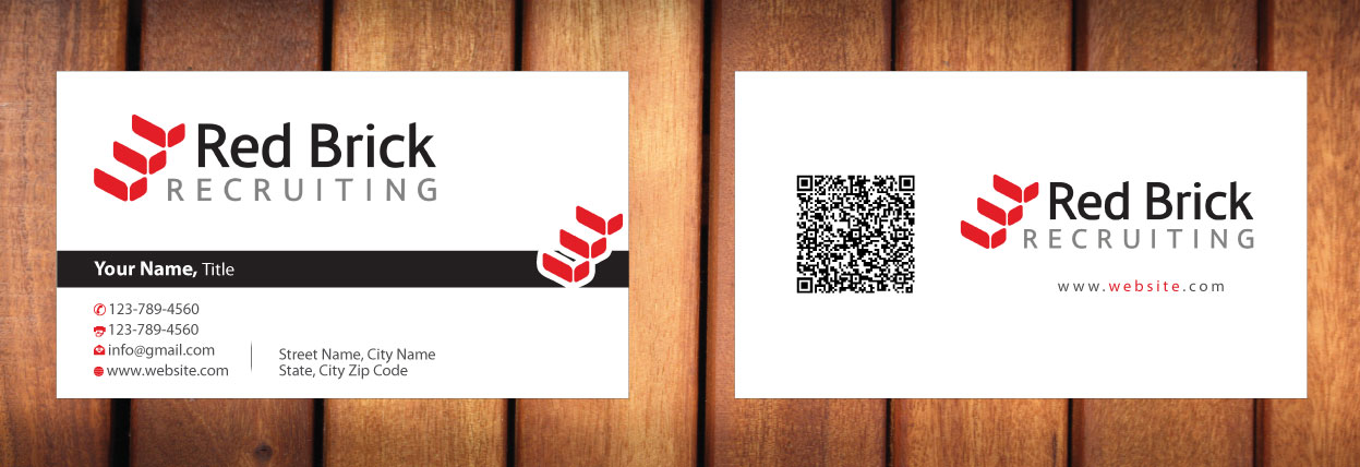 Business Card Design by Sbss for Footprints Recruiting, inc. | Design #1214292