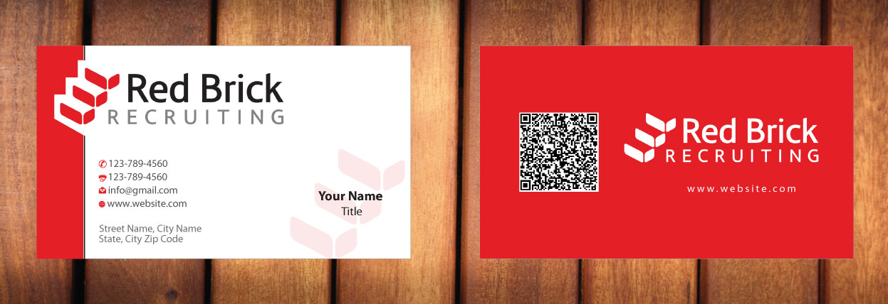 Business Card Design by Sbss for Footprints Recruiting, inc. | Design #1214294