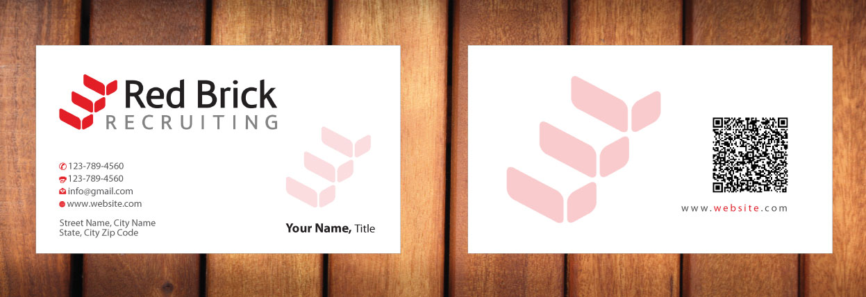 Business Card Design by Sbss for Footprints Recruiting, inc. | Design #1214295