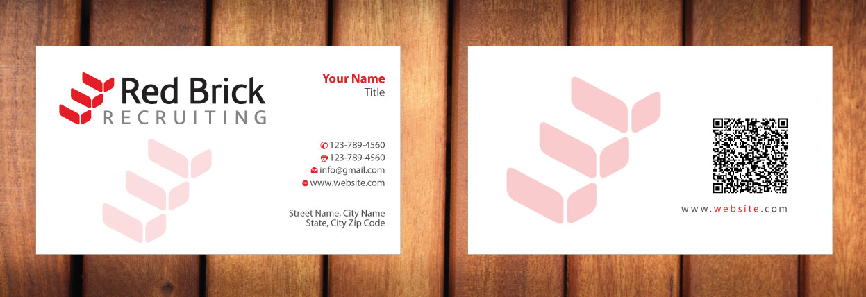 Business Card Design by Sbss for Footprints Recruiting, inc. | Design #1214296