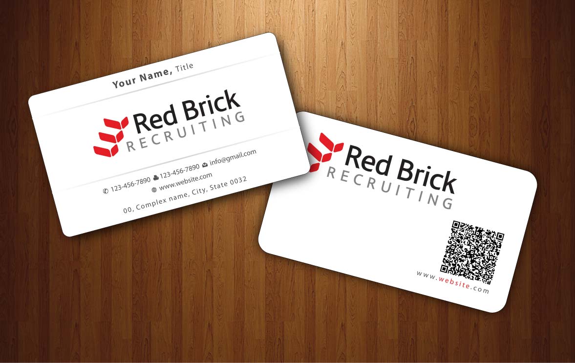 Visitenkarten-Design von Sbss für Footprints Recruiting, inc. | Design #1214675