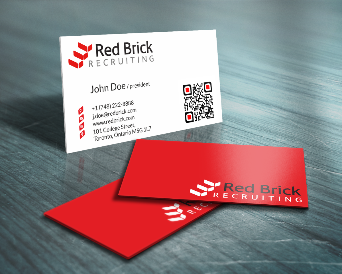 Business Card Design by HYPdesign for Footprints Recruiting, inc. | Design #1207732