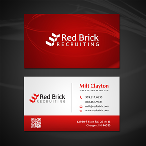 Business Card Design by Owaisias for Footprints Recruiting, inc. | Design: #1207072