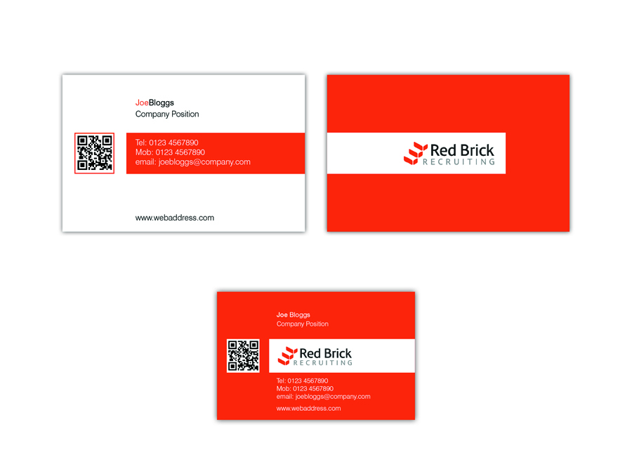 Business Card Design by Phoenix Dragon for Footprints Recruiting, inc. | Design #1212572