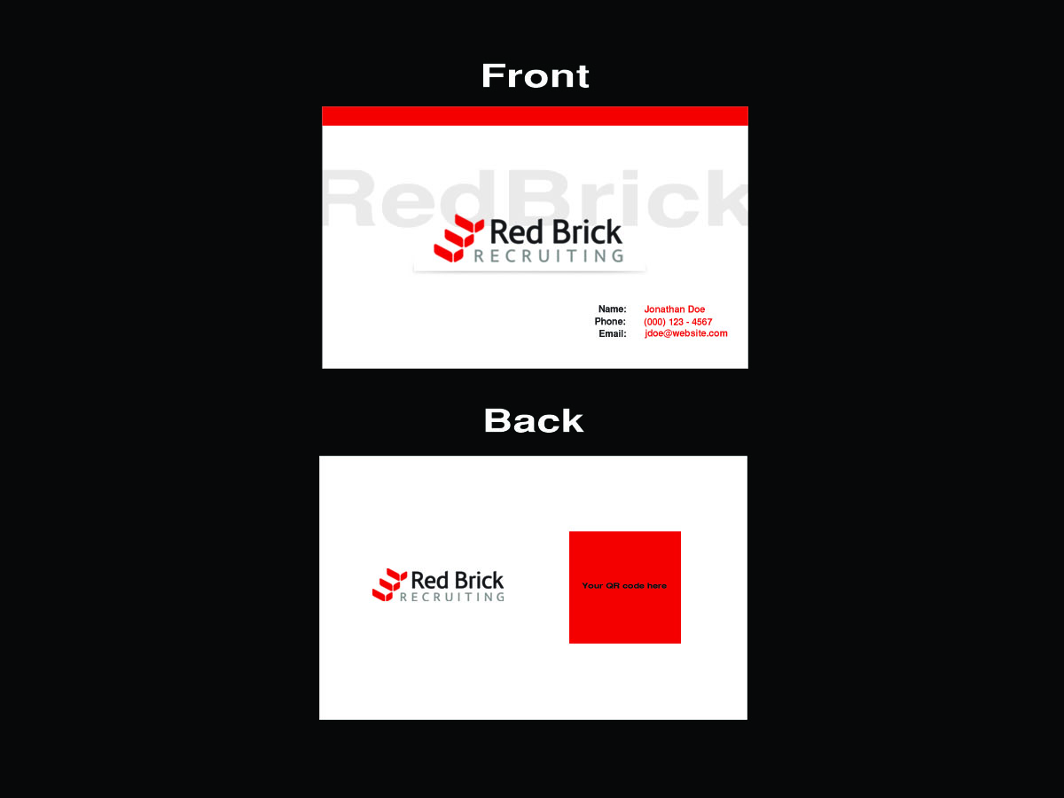 Design de Carte de Visite par Pier9 Graphics pour Footprints Recruiting, inc. | Design #1206007