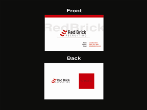 Business Card Design by Pier9 Graphics for Footprints Recruiting, inc. | Design #1206007