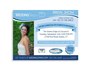 Wedding Steps Bridal Show Flyer | Flyer-Design von Amduat Design