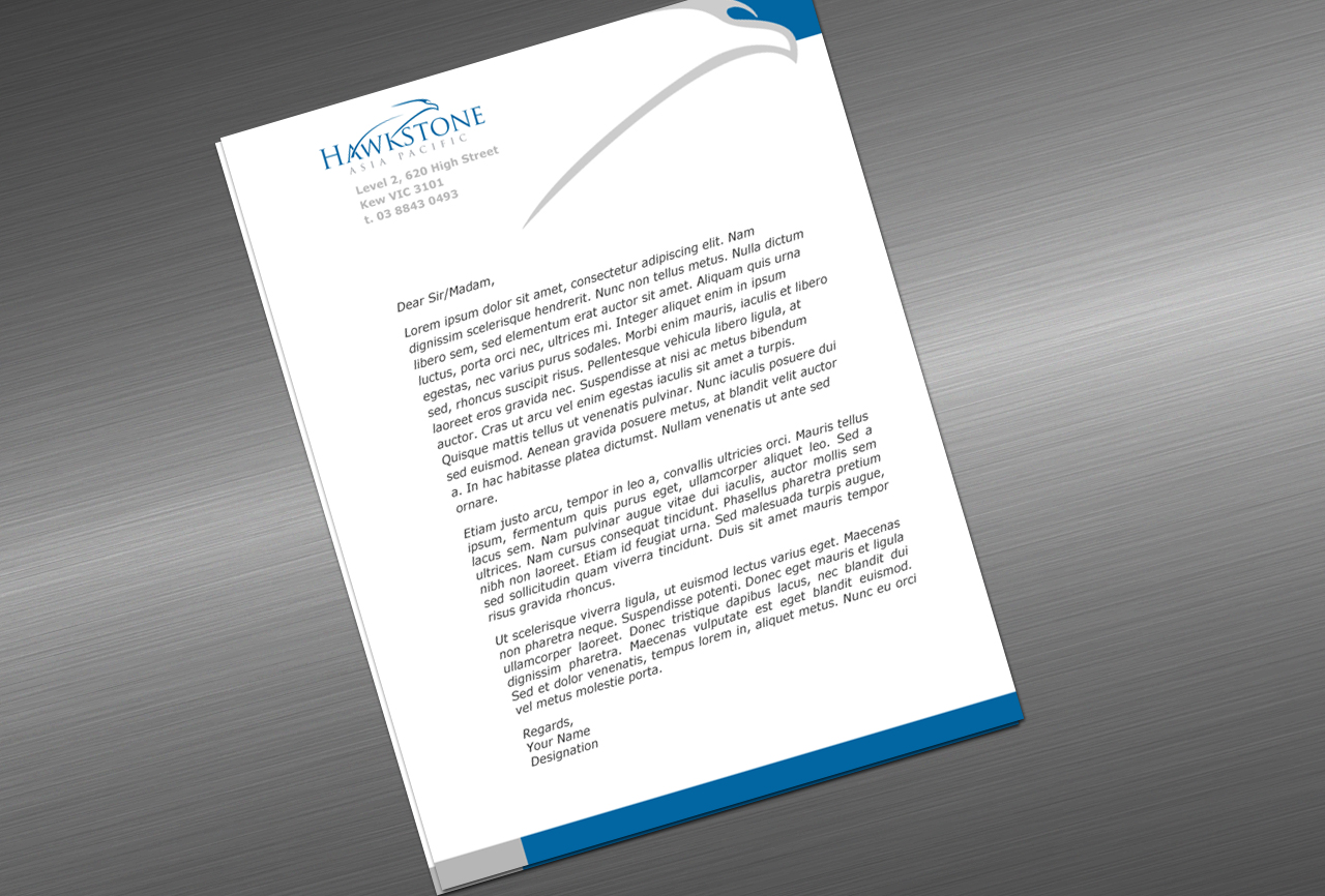 Letterhead Design by Ritesh Singh for this project | Design #4258286