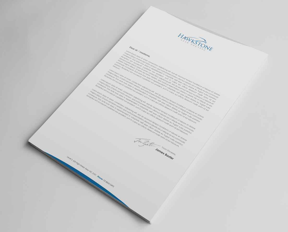 Letterhead Design by logodentity for this project | Design #4267893