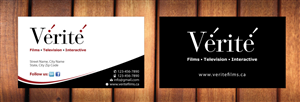 Business Card Design by Sbss for Vérité Films Inc. | Design: #1214309