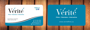Visitenkarten-Design von Sbss für Vérité Films Inc. | Design: #1216581