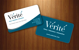 Visitenkarten-Design von Sbss für Vérité Films Inc. | Design: #1216973