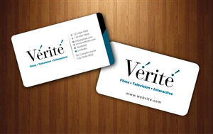 Visitenkarten-Design von Sbss für Vérité Films Inc. | Design: #1216979