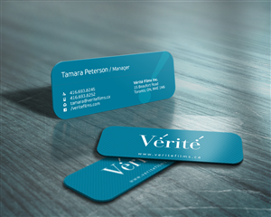 Visitenkarten-Design von HYPdesign für Vérité Films Inc. | Design: #1208007