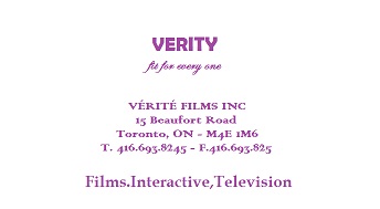 Business Card Design by jis for Vérité Films Inc. | Design #1230632