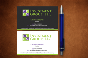 DBLM Investment Group LLC | Business Card Design by Sarah Haroon
