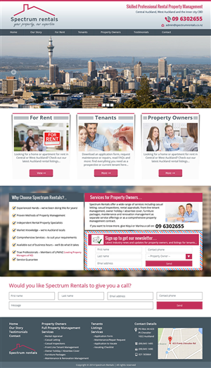 Web Design by Tanvir for Web Genius | Design #4264867