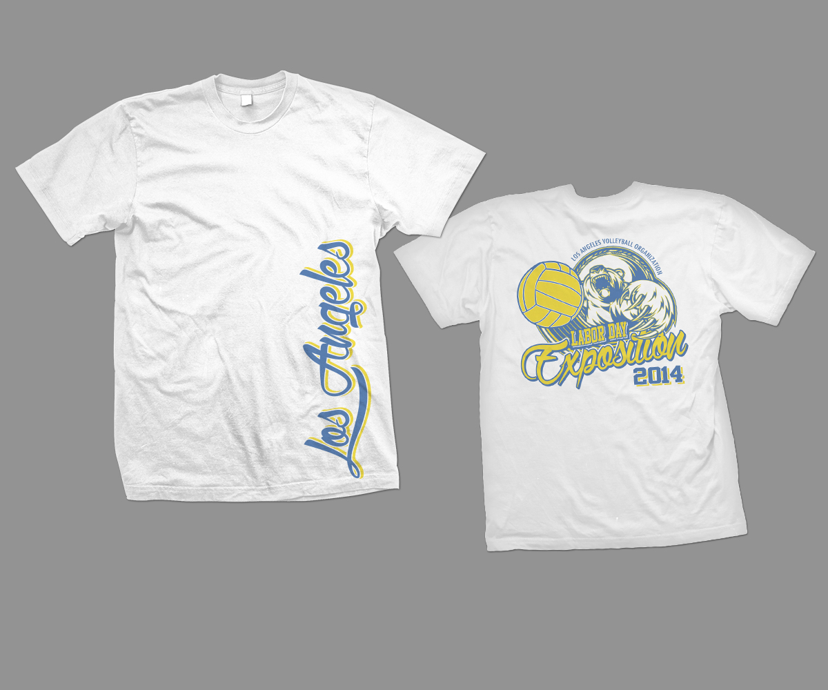 T-shirt Design by FTWiNN for Los Angeles Volleyball Organization Inc | Design #4300405