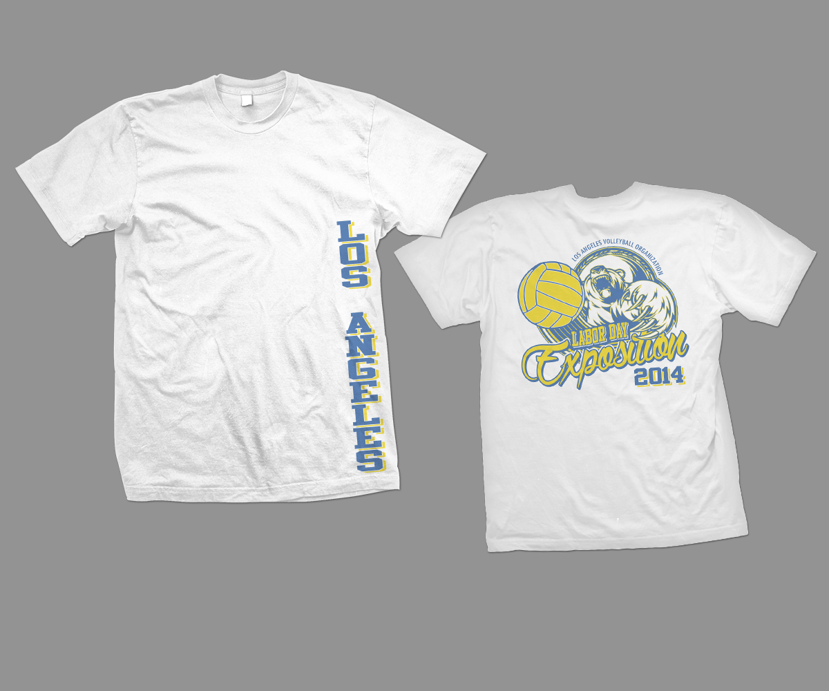 T-shirt Design by FTWiNN for Los Angeles Volleyball Organization Inc | Design: #4300607