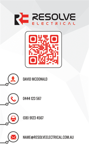 Business Card Design by holodroid23