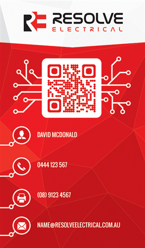 Business Card Design by holodroid23 for this project | Design: #4372900