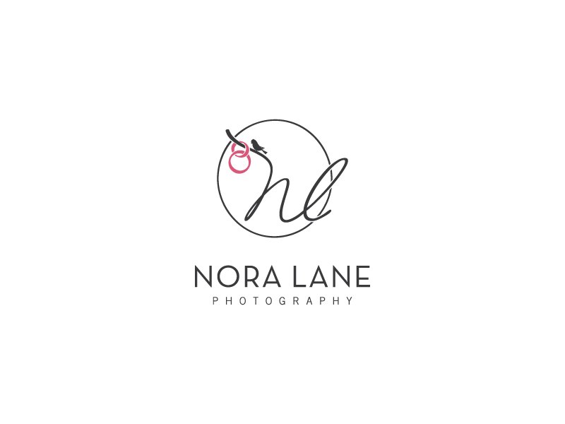 Logo Design by DicéArt for Nora Lane Photography LLC. | Design #4291893