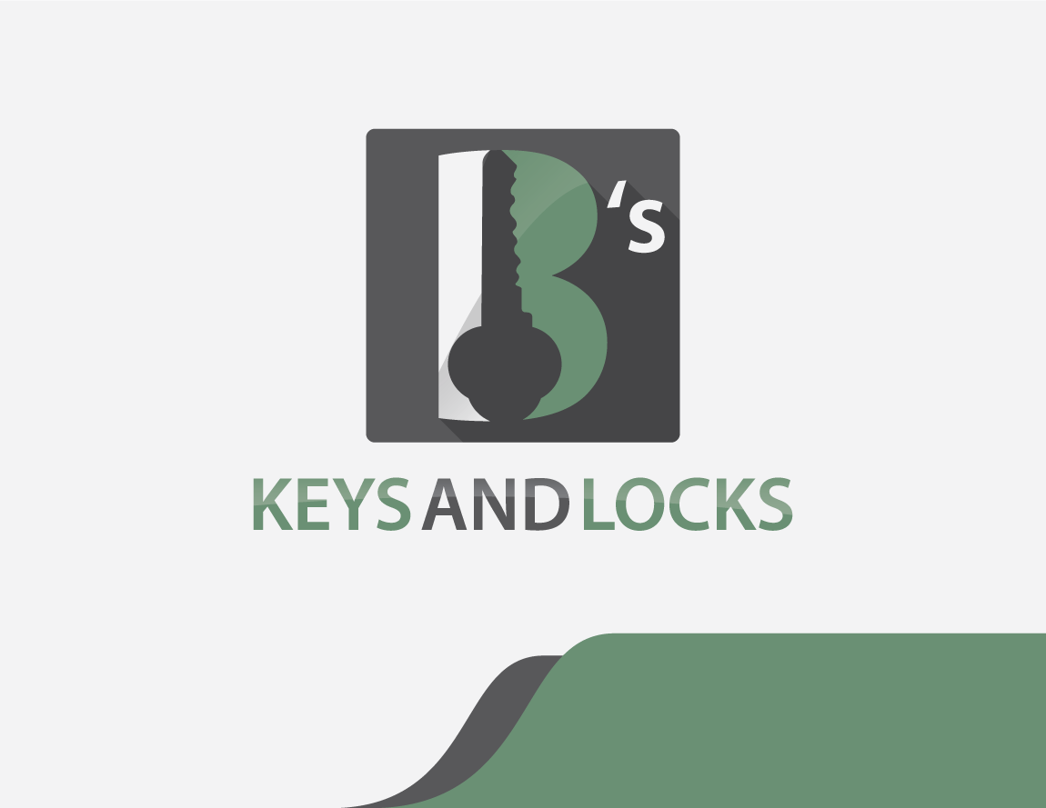 Logo Design by All American Designs for B''s Keys and Lock | Design #4269447