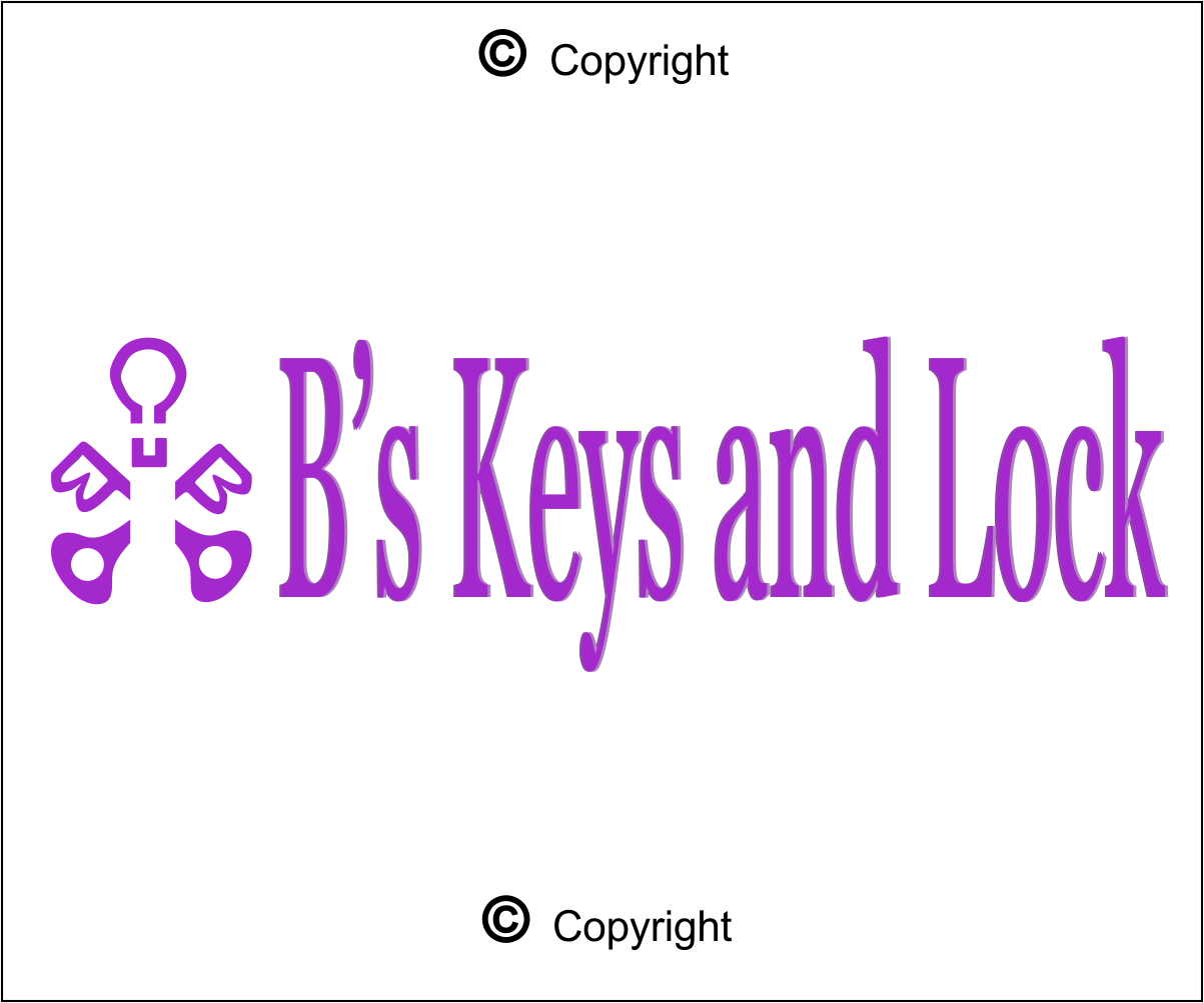 Diseño de Logo por Emmon para B''s Keys and Lock | Diseño #4273495