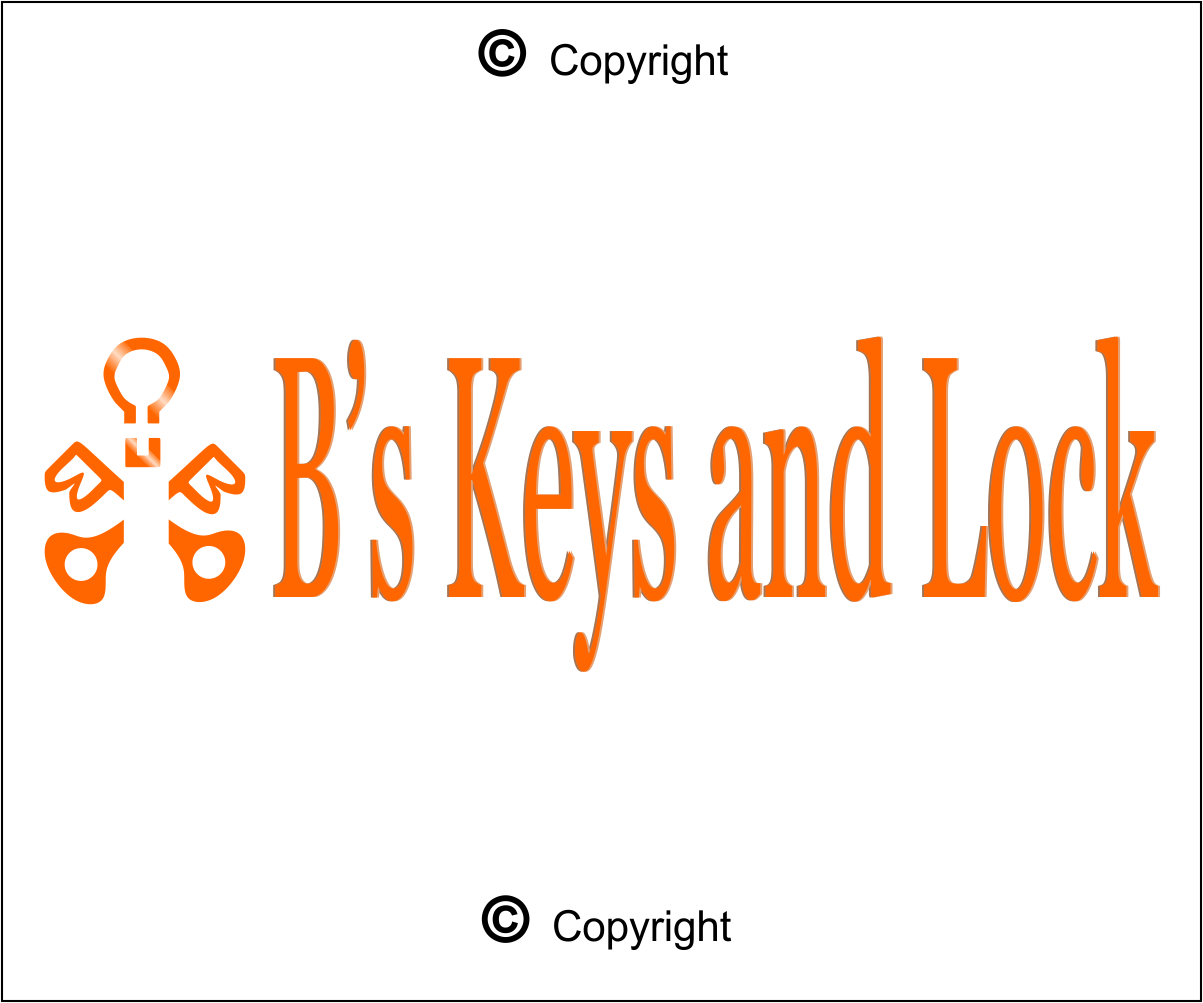 Diseño de Logo por Emmon para B''s Keys and Lock | Diseño #4273502