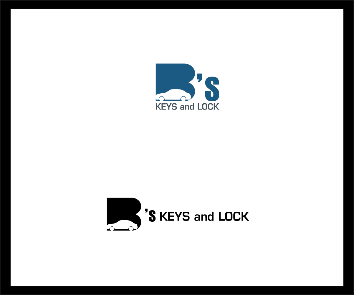 Logo Design by bijuak for B''s Keys and Lock | Design #4264421