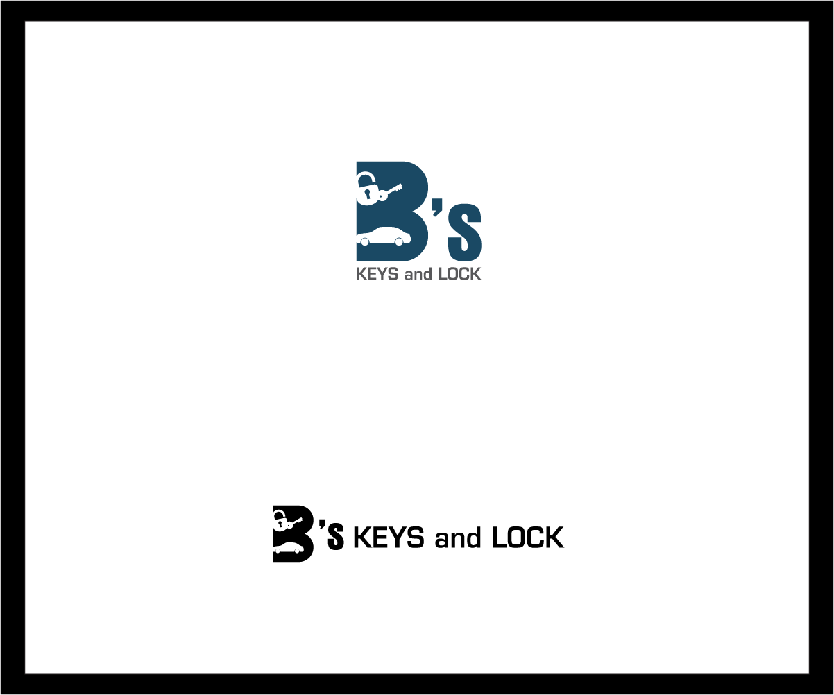 Logo Design by bijuak for B''s Keys and Lock | Design #4264439