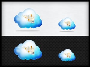 Icon Design for Cloud Memory App | Diseño Con Ícono por denuj