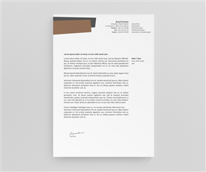 Letterhead Design by Creative Youngers for Ernst Fischer Malergeschäft AG | Design: #4334732