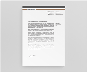 Letterhead Design by Creative Youngers for Ernst Fischer Malergeschäft AG | Design: #4334756