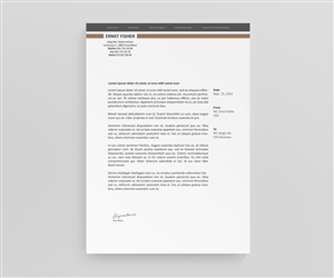 Letterhead Design by Creative Youngers for Ernst Fischer Malergeschäft AG | Design: #4334764