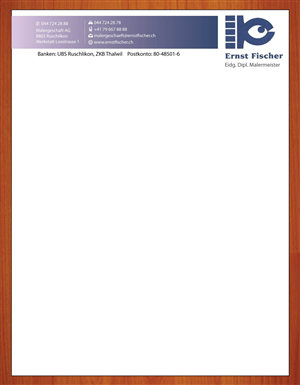 An expert for Professional and Technical Evaluation of Painting Work Needs a New Letterhead Design | Letterhead Design by Sbss