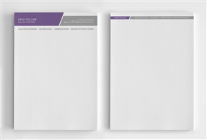 Letterhead Design by logodentity for Ernst Fischer Malergeschäft AG | Design: #4295678