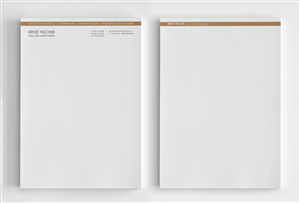 Letterhead Design by logodentity for Ernst Fischer Malergeschäft AG | Design: #4299657
